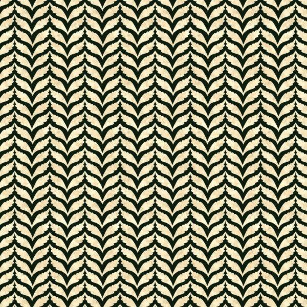 Black and White Abstract Digital Printed Satin Fabric - Image 2