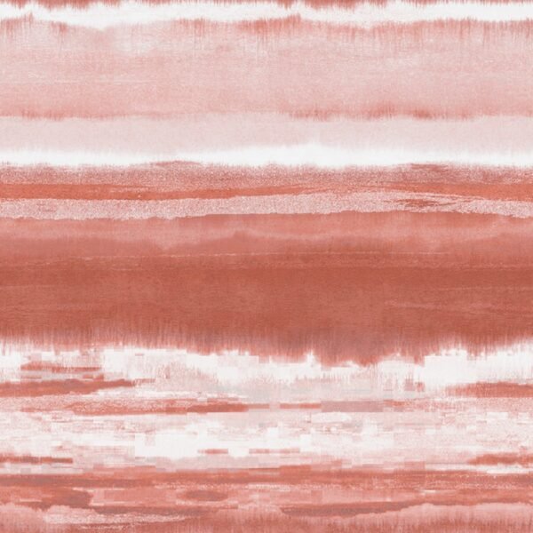 Coral Shading Digital Printed Satin Fabric - Image 2