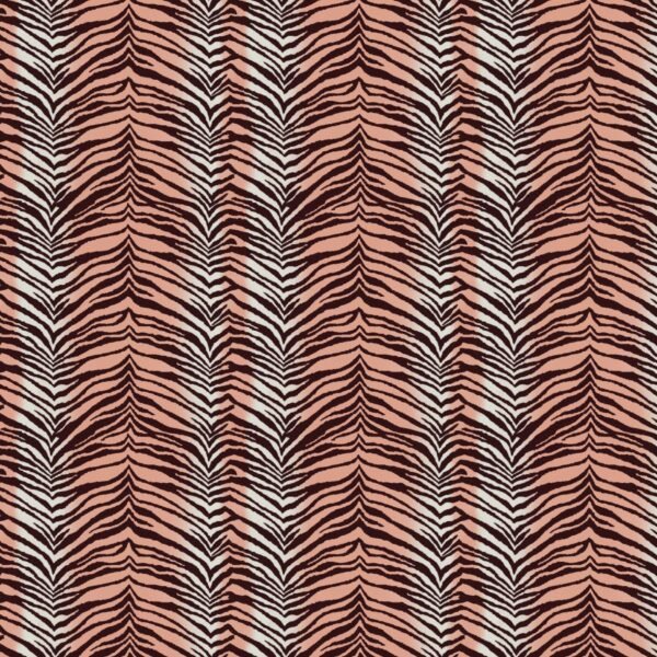 Zebra Animal Digital Printed Satin Fabric - Image 2