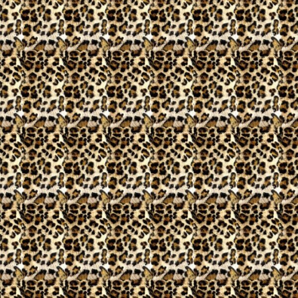 Leopard Animal Digital Printed Satin Fabric - Image 2