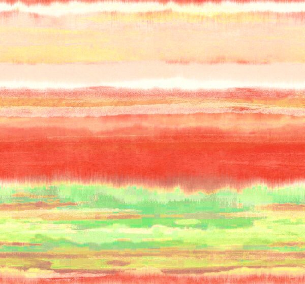 Coral Shading Digital Printed Satin Fabric - Image 5